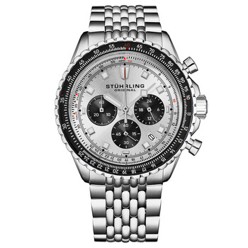 Monaco Chronograph Quartz Silver Dial Watch M18215