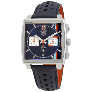 Monaco X Gulf Chronograph Automatic Blue Dial Watch CBL2115.FC6494