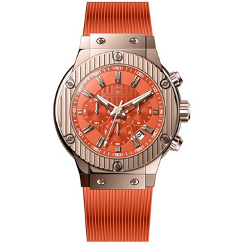 Monarchy Chronograph Quartz Orange Dial Watch CV8149