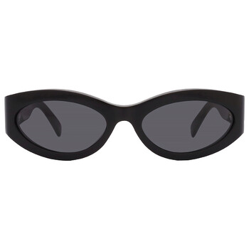 Monochroms Grey Oval Sunglasses CL40288I 01A