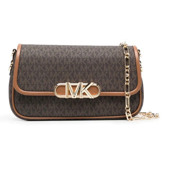 MonogramPattern LogoPlaque Bag