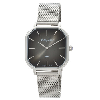 Monsoon Square Quartz Black Dial Watch D7917AN