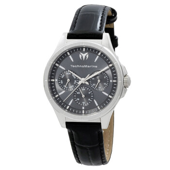 MoonSun DateDay Quartz Charcoal Dial Watch TM822055