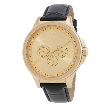 MoonSun DateDay Quartz Gold Dial Watch TM822031