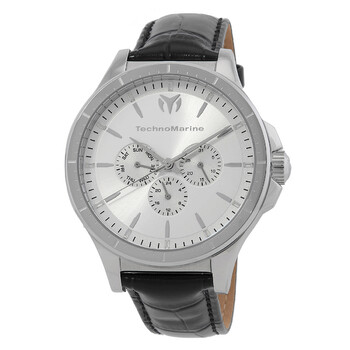 MoonSun DateDay Quartz Silver Dial Watch TM822025