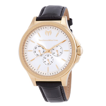 MoonSun DateDay Quartz Silver Dial Watch TM822028