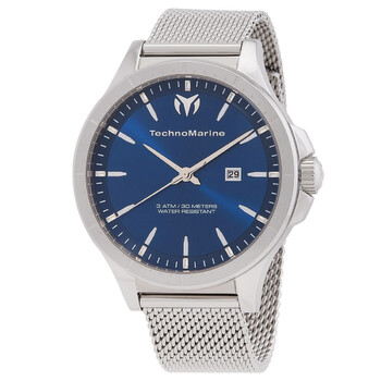 MoonSun Date Quartz Blue Dial Watch TM822004
