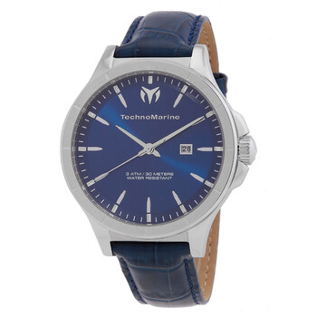 MoonSun Date Quartz Blue Dial Watch TM822012