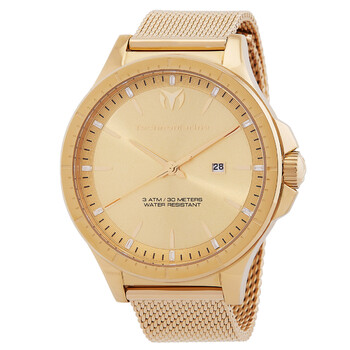 MoonSun Date Quartz Gold Dial Watch TM822009