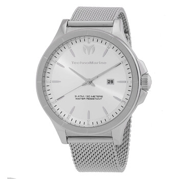 MoonSun Date Quartz Silver Dial Watch TM822002
