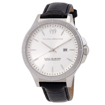 MoonSun Date Quartz Silver Dial Watch TM822010