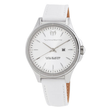 MoonSun Date Quartz Silver Dial Watch TM822039
