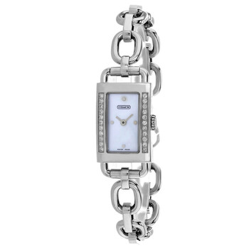 Mother Of Pearl Silver Quartz Mother of Pearl Dial Watch
