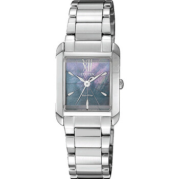 Mother of Pearl Blue Dial EcoDrive Watch EW555181N