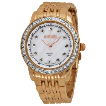 Mother of Pearl Dial Rose Goldtone Watch AS8045RG