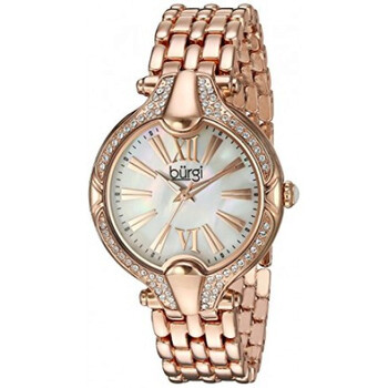 Mother of Pearl Dial Rose Goldtone Watch BUR163RG