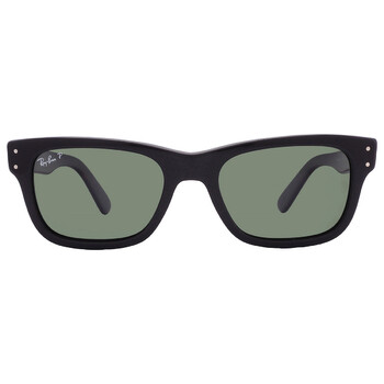 Mr Burbank Green Rectangular Sunglasses RB2283F 90158