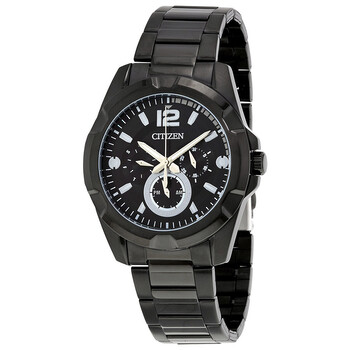 Multifunction Black Dial Watch AG833558E