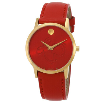 Museum Classic Year of the Rabbit Quartz Red Dial Watch