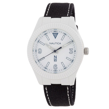 N83 Everyday Quartz White Dial Watch NAPMBF203