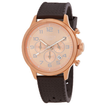 NCT Blue Ocean Chronograph Quartz Rose Gold Dial Watch NAPBOS403