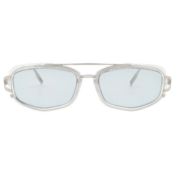 NEODIOR S1U Blue Irregular Sunglasses DM40031U 26V