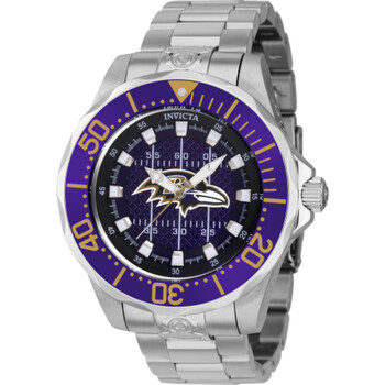 NFL Baltimore Ravens Automatic Purple Dial Watch