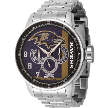 NFL Baltimore Ravens GMT Quartz Watch