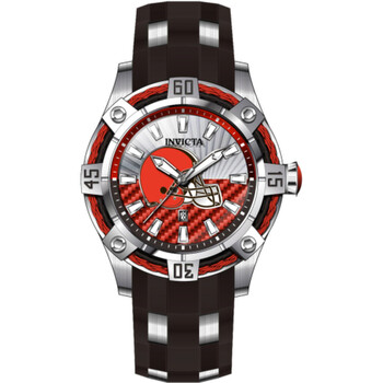NFL Cleveland Browns Quartz Red Dial Watch