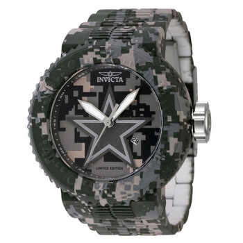 NFL Dallas Cowboys Quartz Date Camouflage Dial Watch