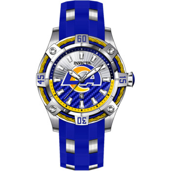 NFL Los Angeles Rams Quartz Silver Dial Watch