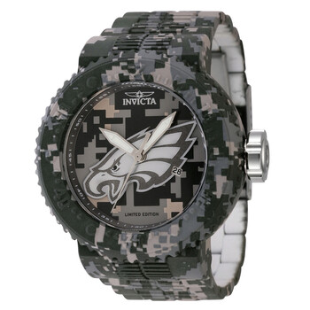 NFL Philadelphia Eagles Date Quartz Camouflage Watch