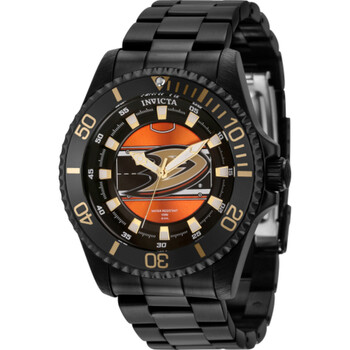 NHL Anaheim Ducks Quartz Black Dial Watch