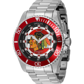 NHL Chicago Blackhawks Quartz Red Dial Watch