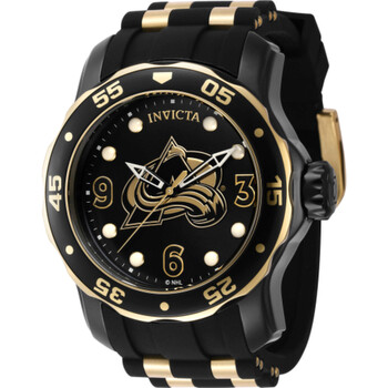 NHL Colorado Avalanche Quartz Black Dial Watch