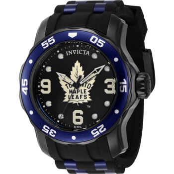 NHL Toronto Maple Leafs Quartz Black Dial Watch