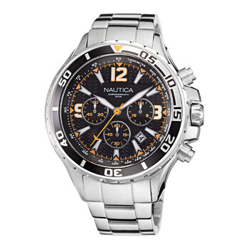 NST Chronograph Quartz Black Dial Watch NAPNSS217