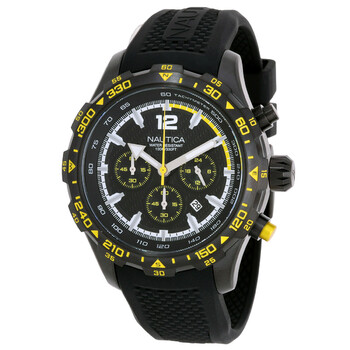 NST Chronograph Quartz Black Dial Watch NAPNSS403