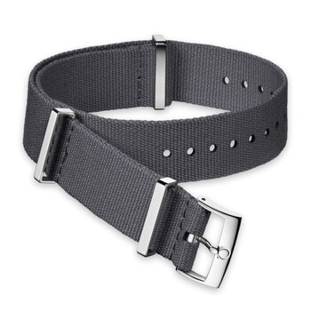 Nato 1920 mm Grey Polyester Watch Band 031CWZ007565