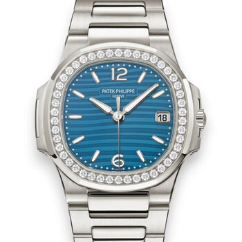 Nautilus Quartz Diamond Blue Dial Watch 70101G013