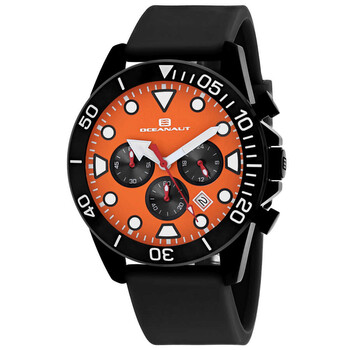 Naval Chronograph Quartz Orange Dial Watch OC1312