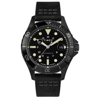 Navi XL Automatic Black Dial Watch TW2U10000