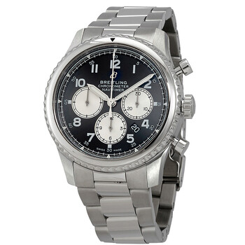 Navitimer 8 Chronograph Automatic Chronometer Black Dial Watch AB0117131B1A1