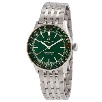 Navitimer Automatic 41mm Watch Green Stainless Steel