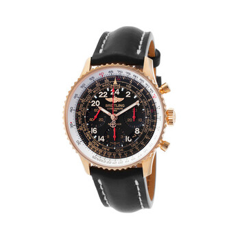 Navitimer Cosmonaute Black Dial 18K Rose Gold Watch RB0210B3BC19BKLT