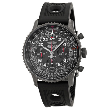 Navitimer Cosmonaute Black Dial Black Rubber Watch MB0210B6BC79BKOR