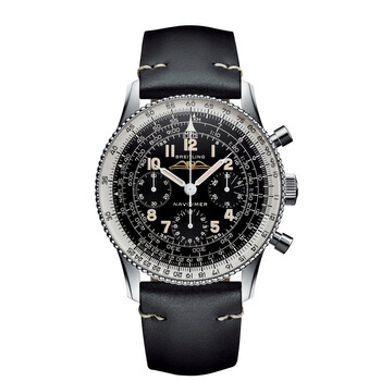 Navitimer REF. 806 1959 ReEdition Chronograph Hand Wind Black Dial Watch AB0910371B1X1