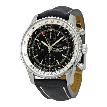 Navitimer World Black Dial Watch A2432212B726BKLD