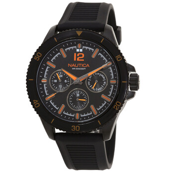 Nct Windros Multifunction Quartz Black Dial Watch NAPWRS402