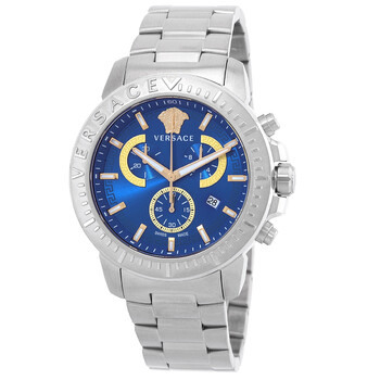 New Chrono Chronograph Quartz Blue Dial Watch VE2E00721